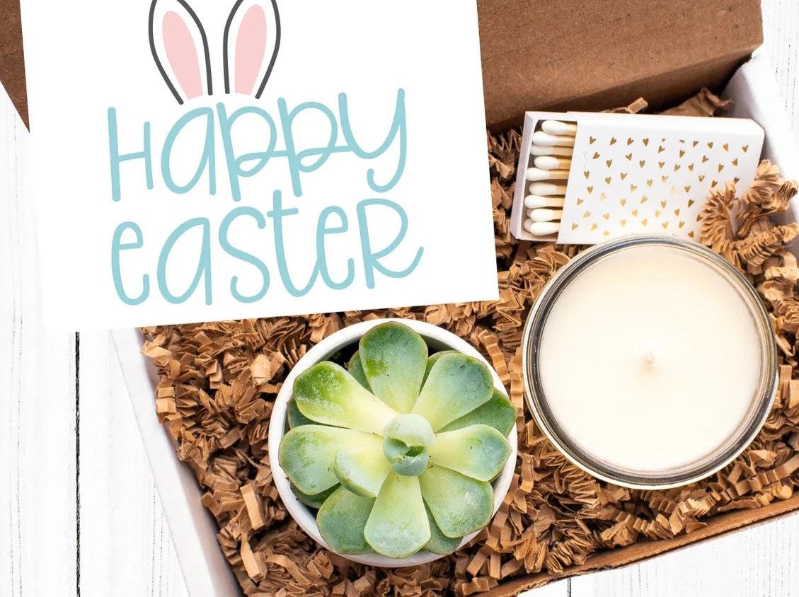 Happy Easter Gift Box For Succulent Lovers