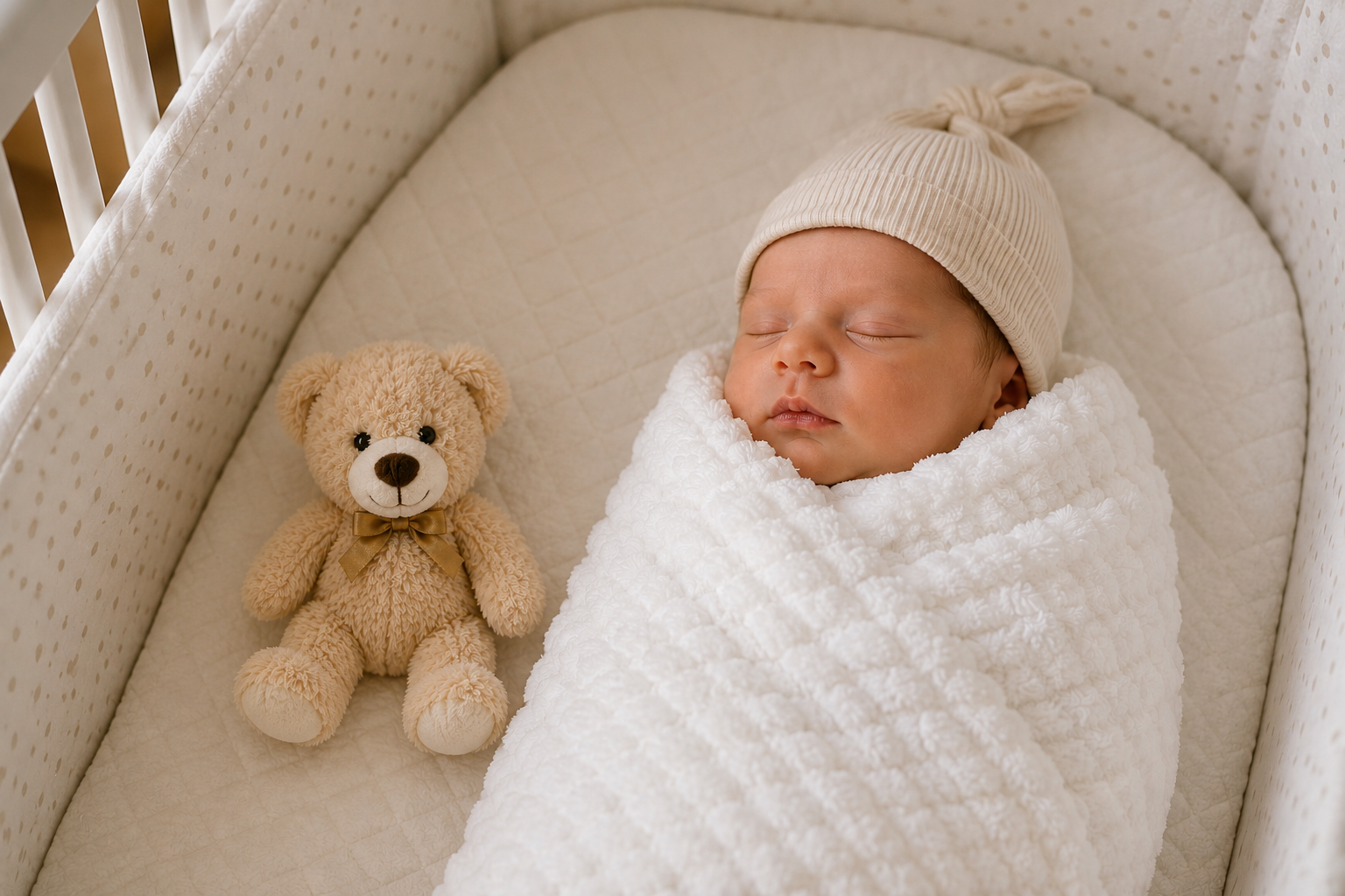 New baby gift ideas shown in a sweet ready to ship new baby gift box