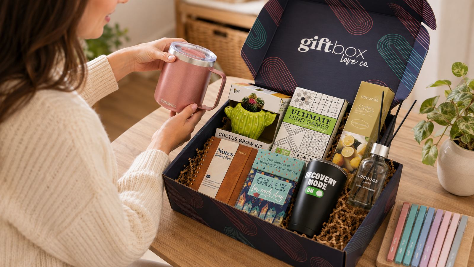 Choosing the perfect gift box for someone when you have no idea what to get.