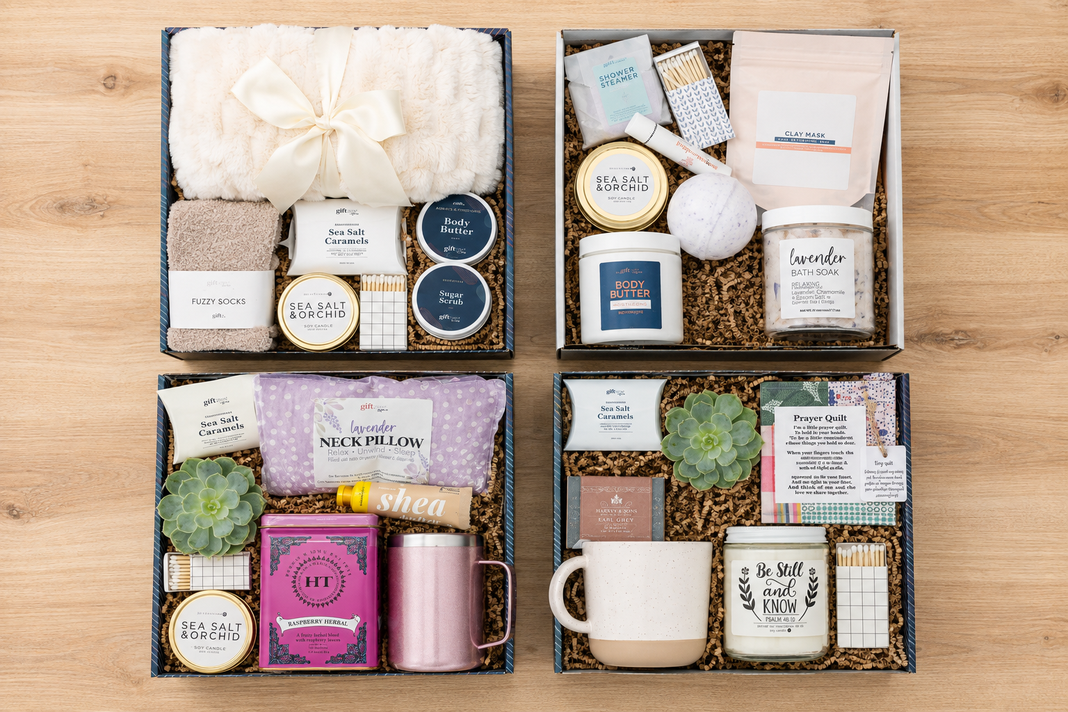A lineup of best selling gift boxes for easy thoughtful gifting when you are unsure.