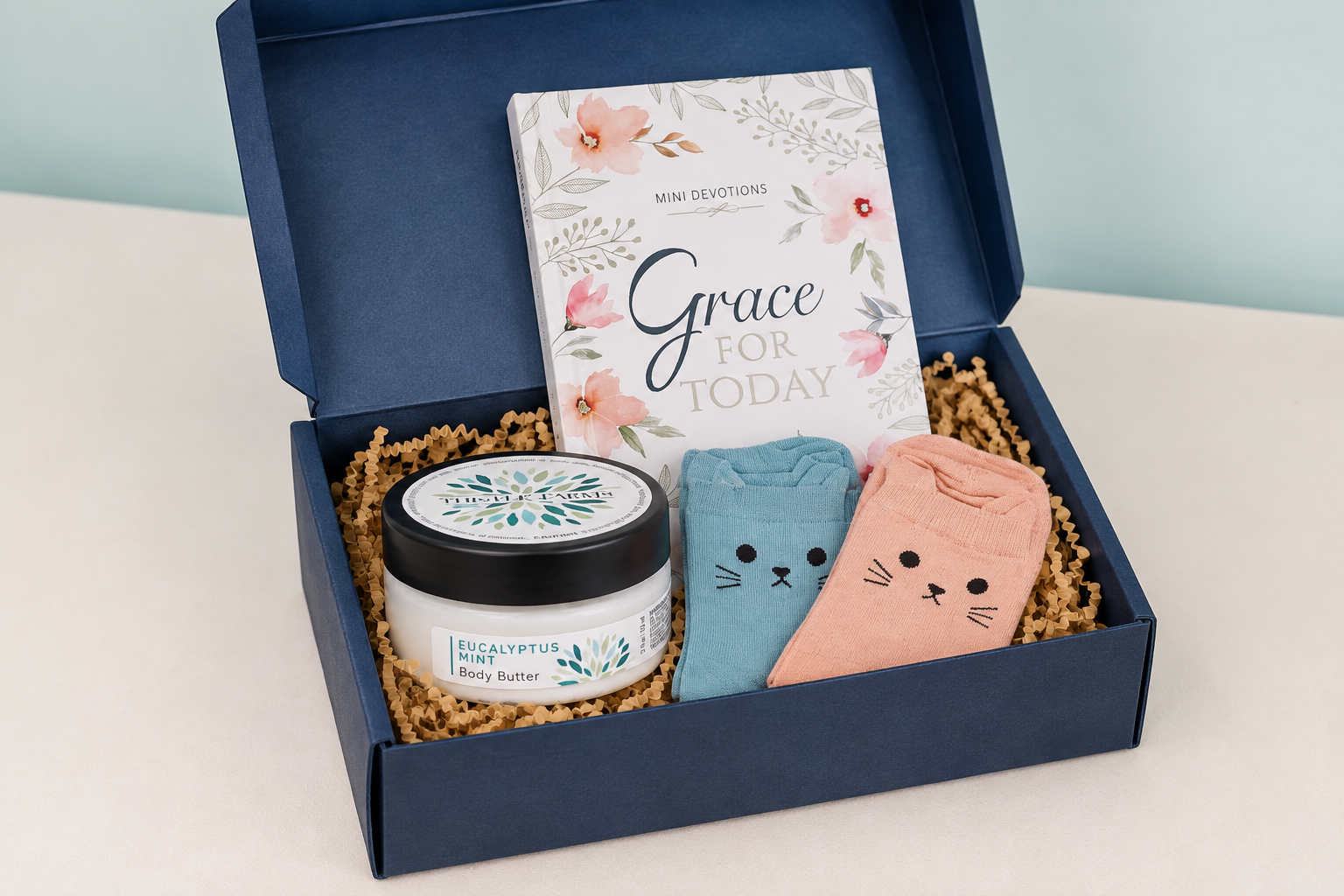 Custom gift box for any budget filled with thoughtful, personal items