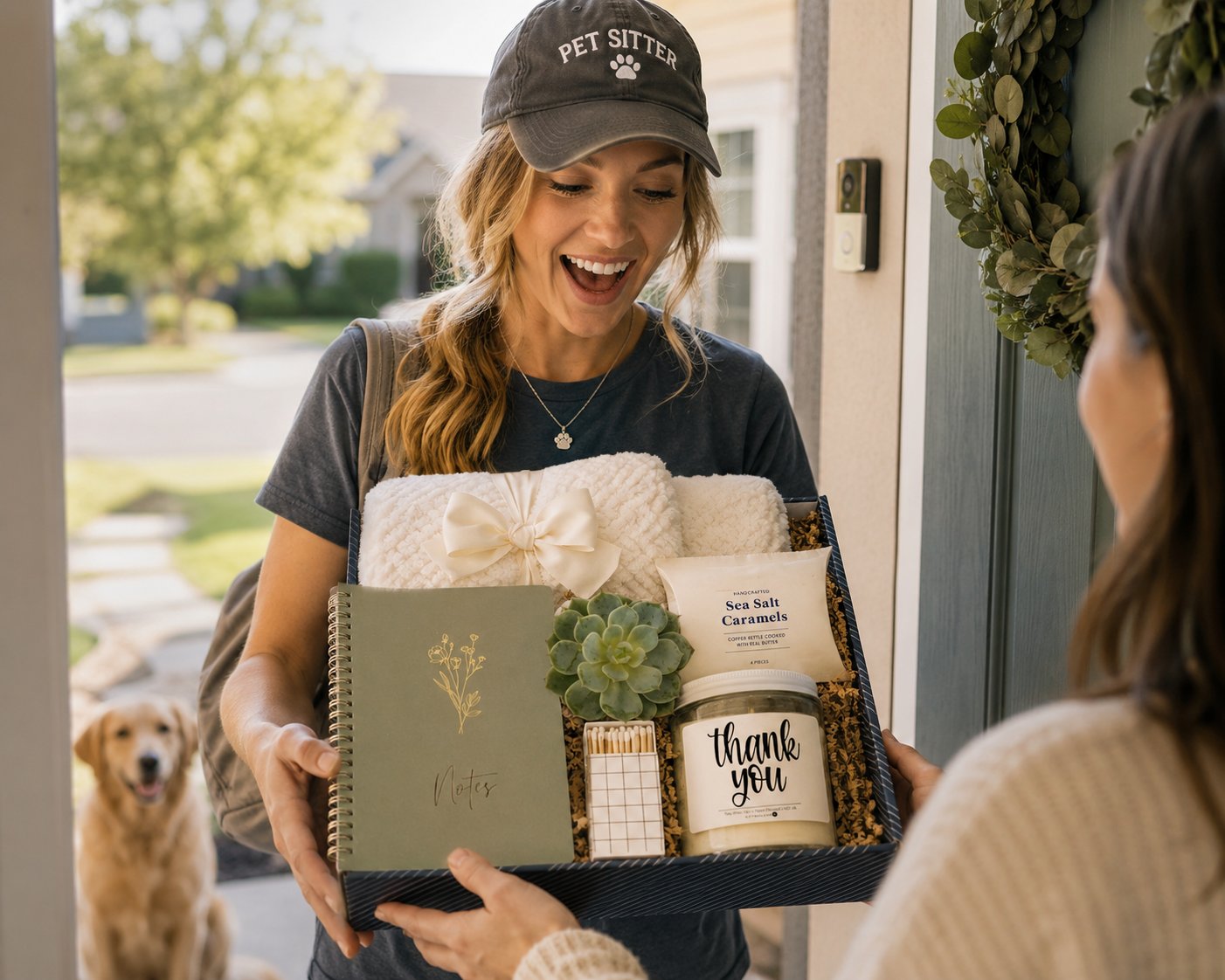Thank you gift ideas for everyday helpers like a neighbor, host, or pet sitter