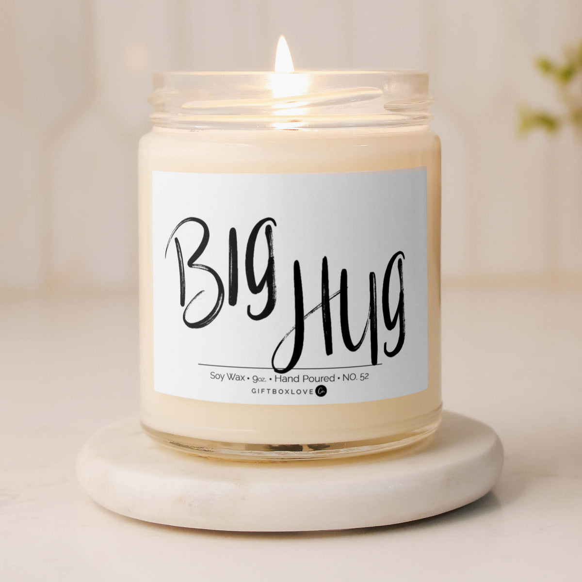 Big Hug -Vanilla Soy Wax Candle - 9oz