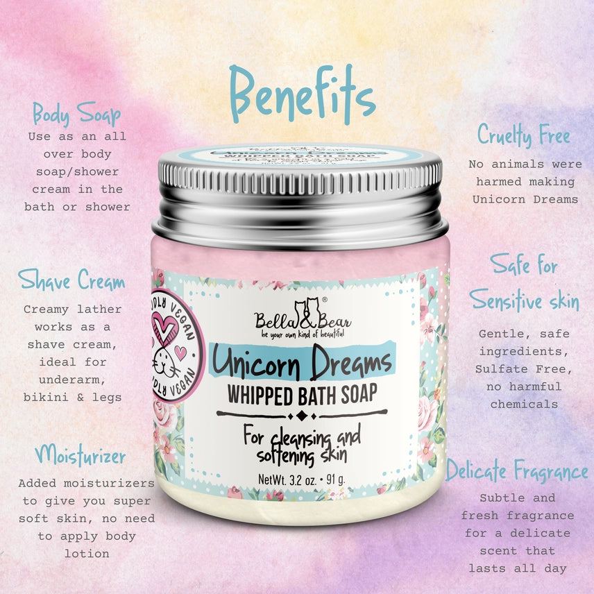 Unicorn Dreams Whipped Bath Soap