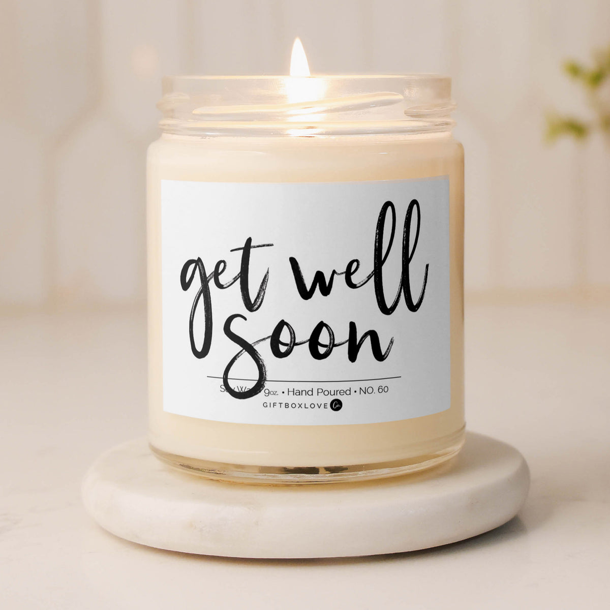 Get Well Soon -Vanilla Soy Wax Candle - 9oz