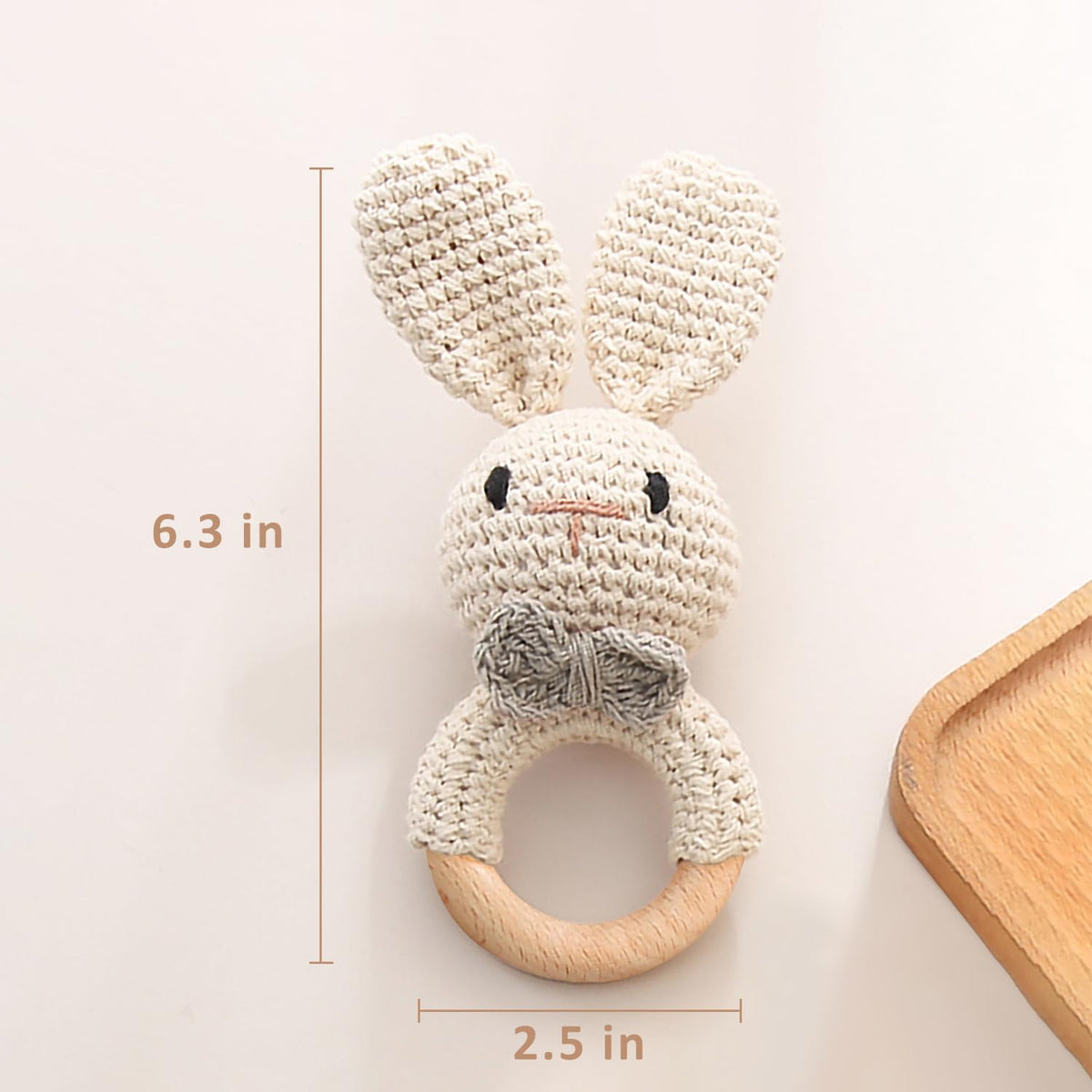 Crochet Bunny Baby Rattle