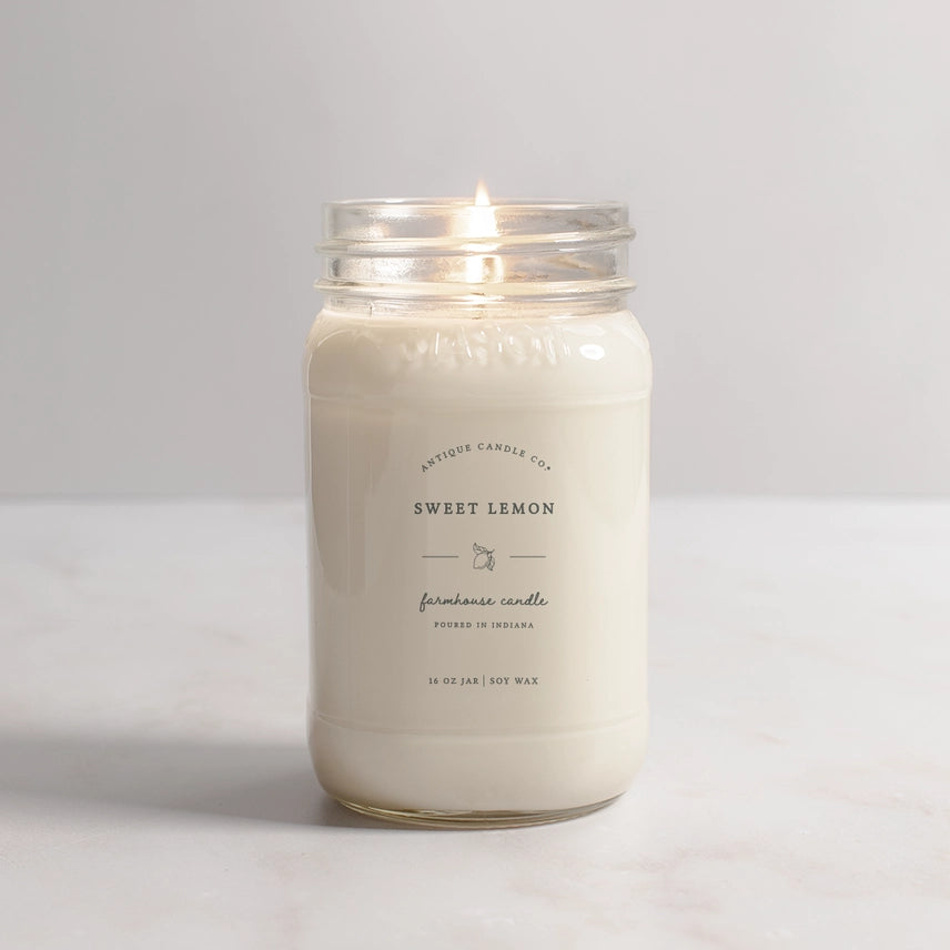 Sweet Lemon Soy Candle – 16 oz