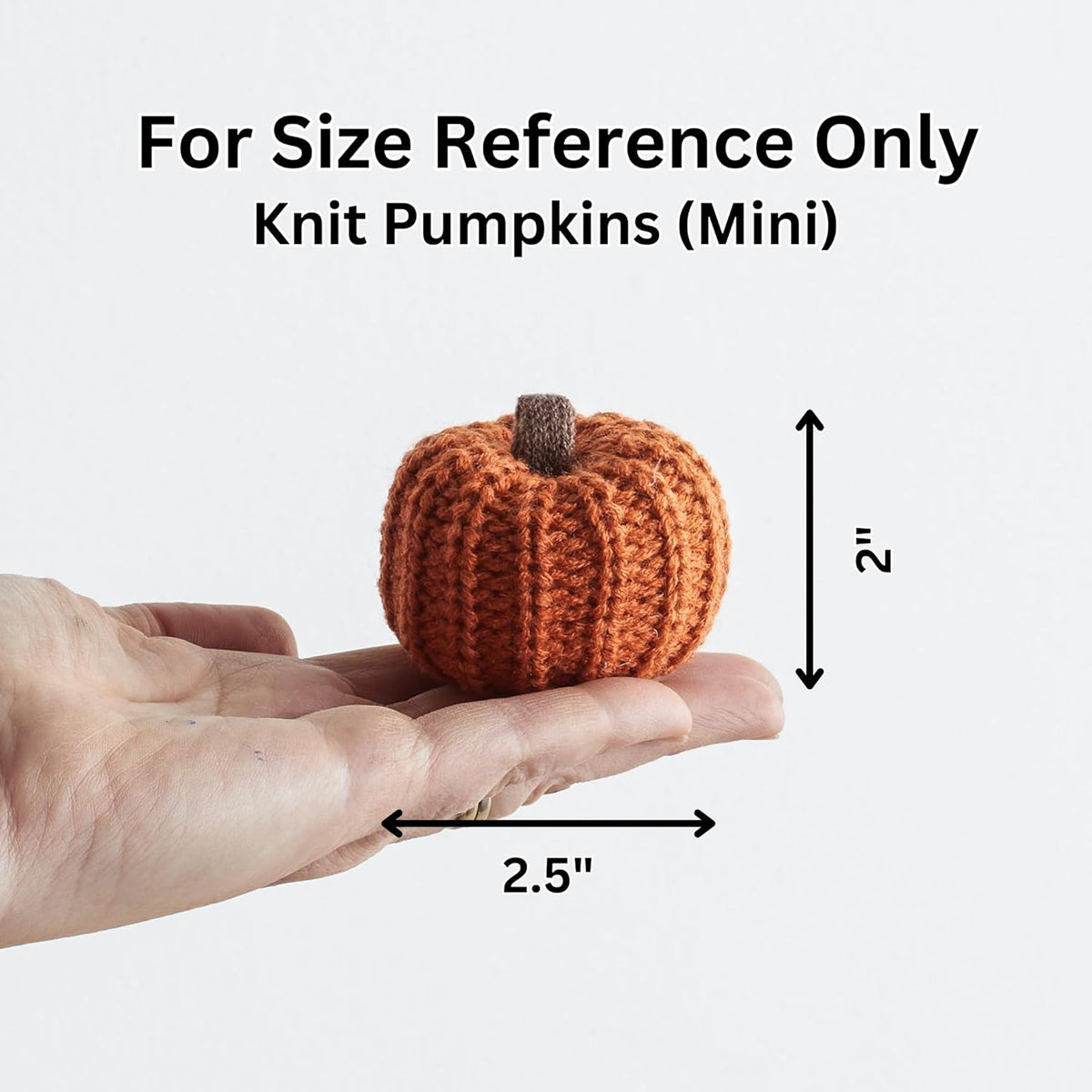 Mini Knit Pumpkins – Set of 5 Fall Decor