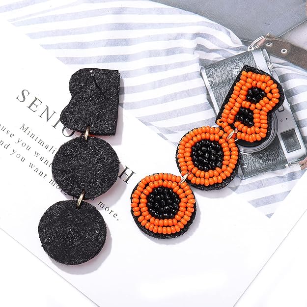 BOO Beaded Earrings