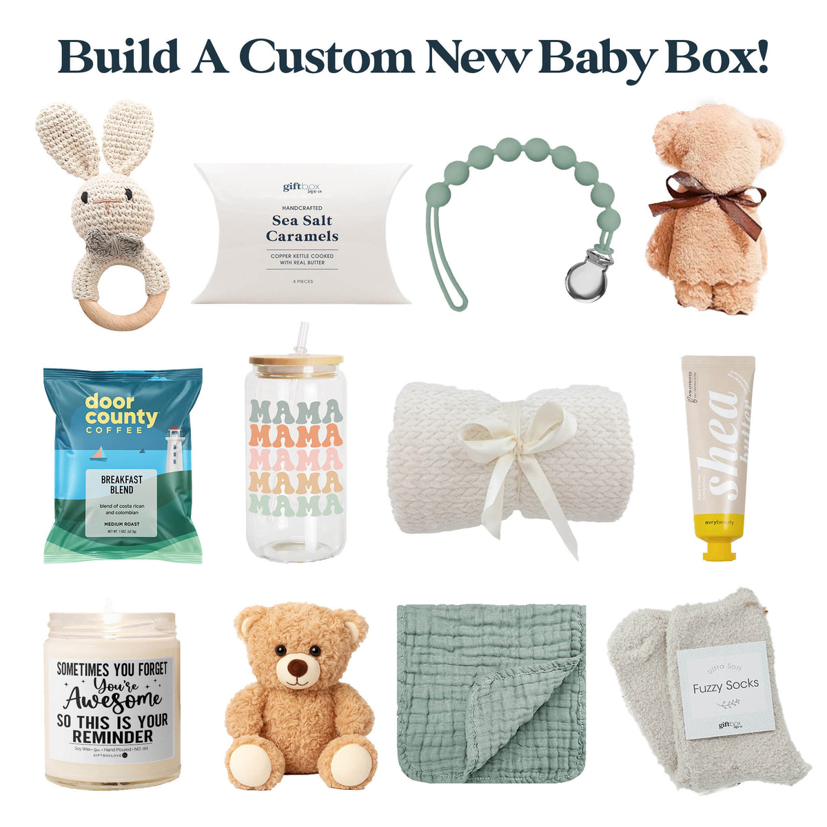 Build A Custom New Baby Gift Box