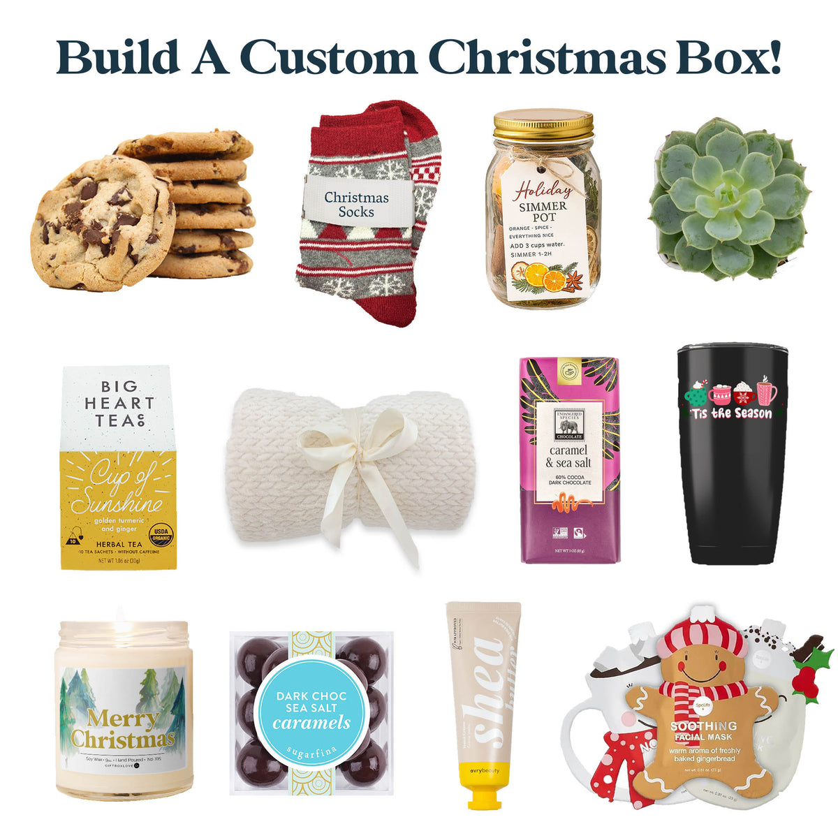Build A Custom Christmas Gift Box