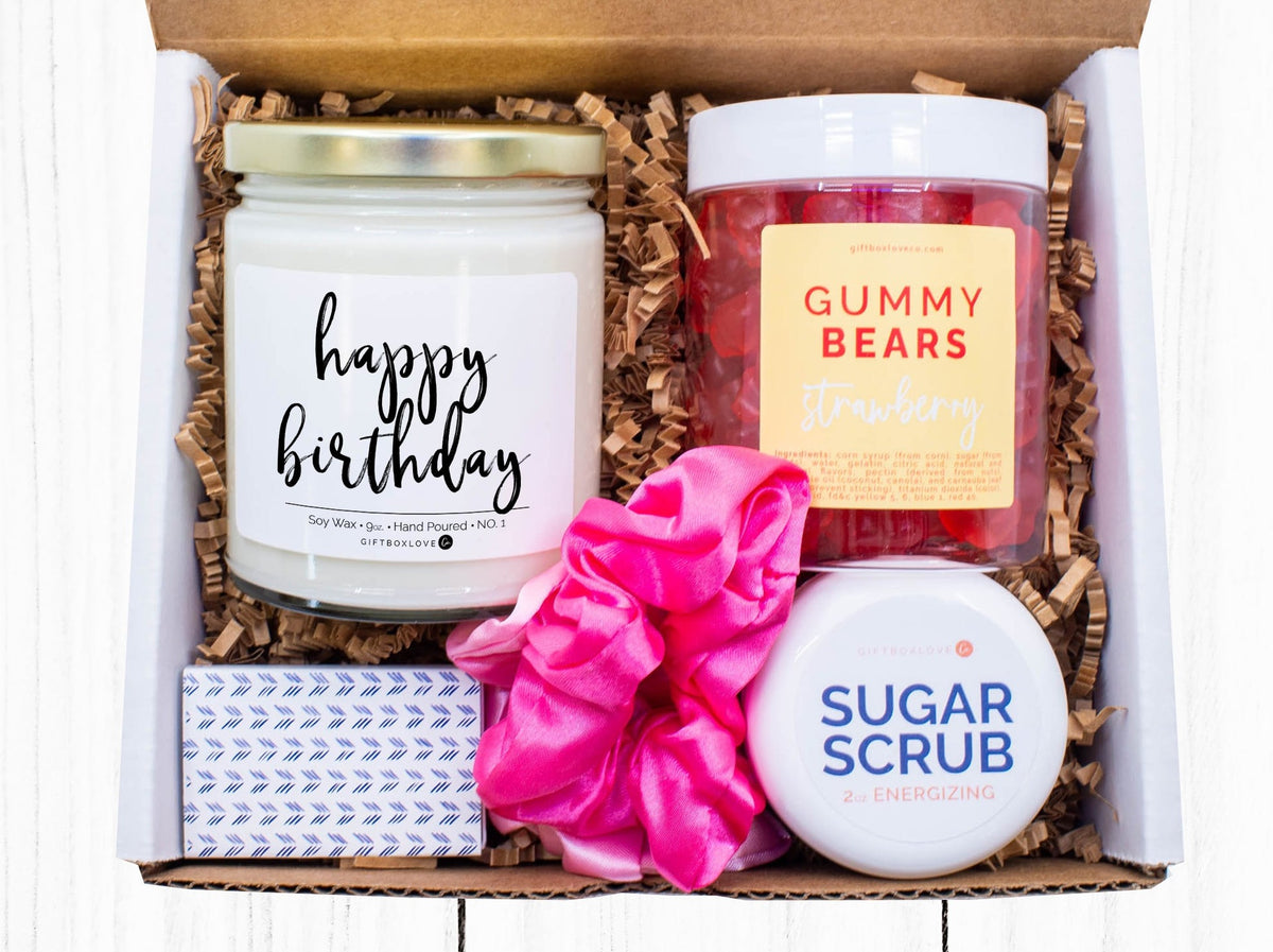Happy Birthday Candle Gift Box