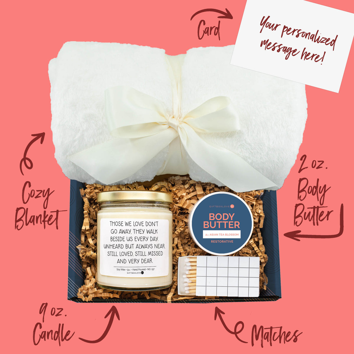 Sympathy Candle Gift Box