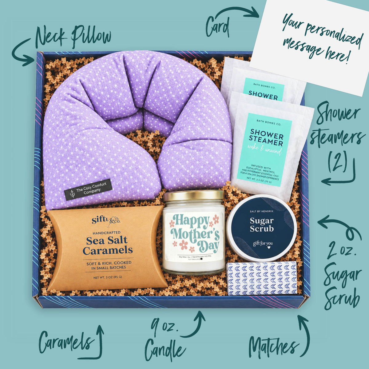 Floral Happy Mother's Day Candle Gift Box