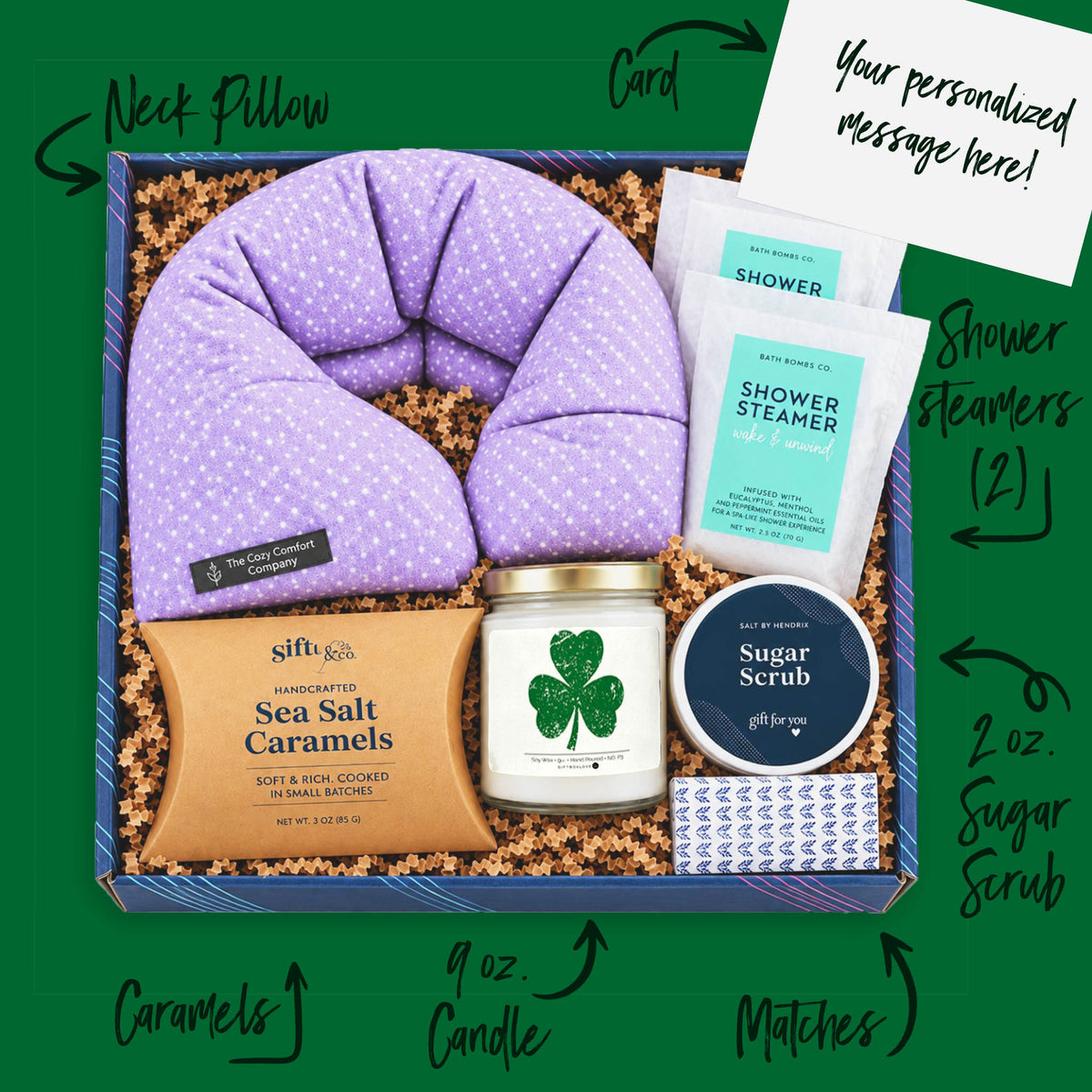 St. Patrick’s Day Sweet Treats and Self-Care Gift Box