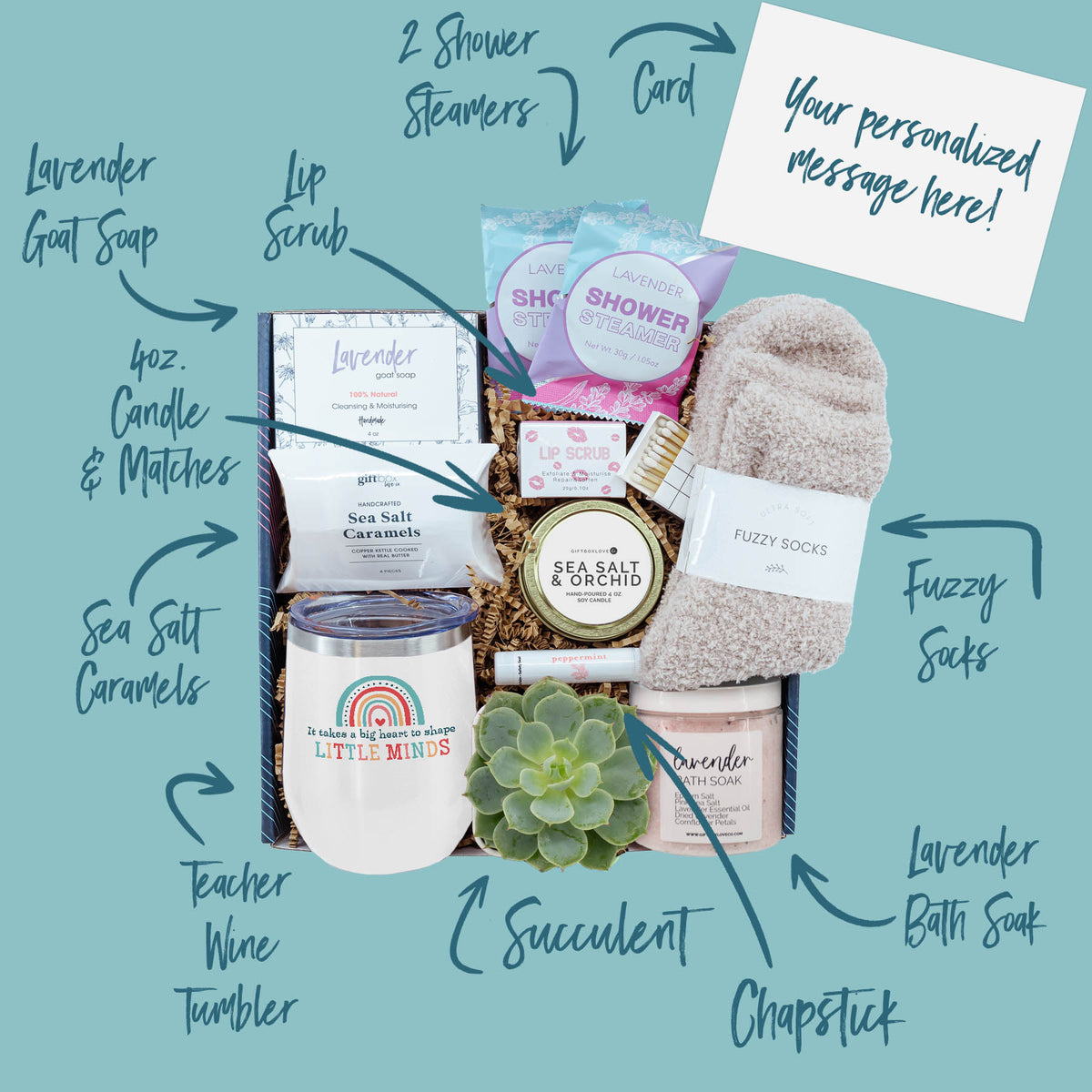 Peaceful Pamper for Teachers Gift Box