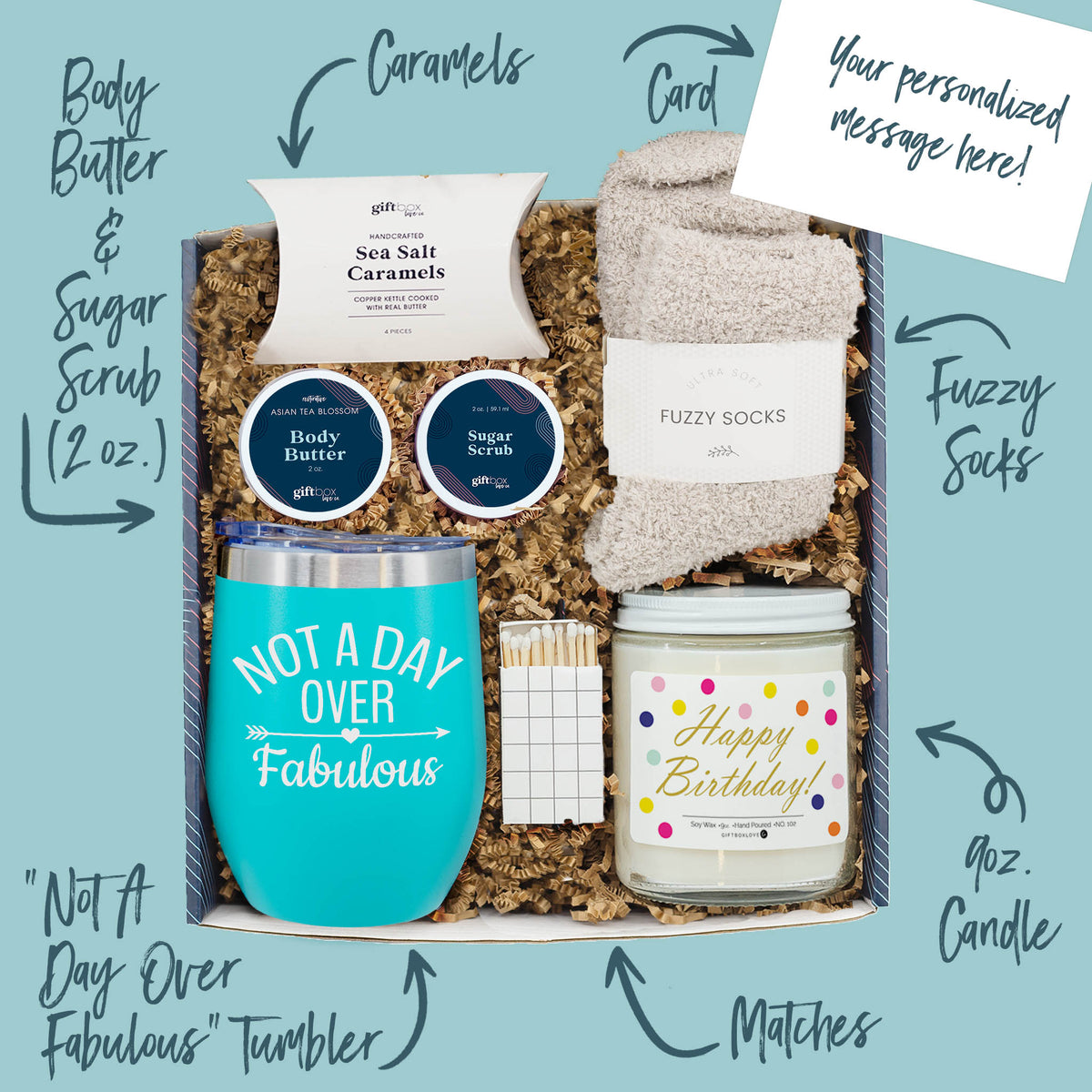 Not a Day Over Fabulous Birthday Gift Box