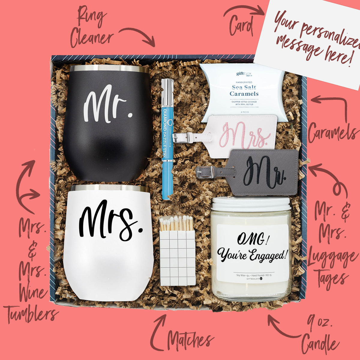 Couples Engagement Gift Box