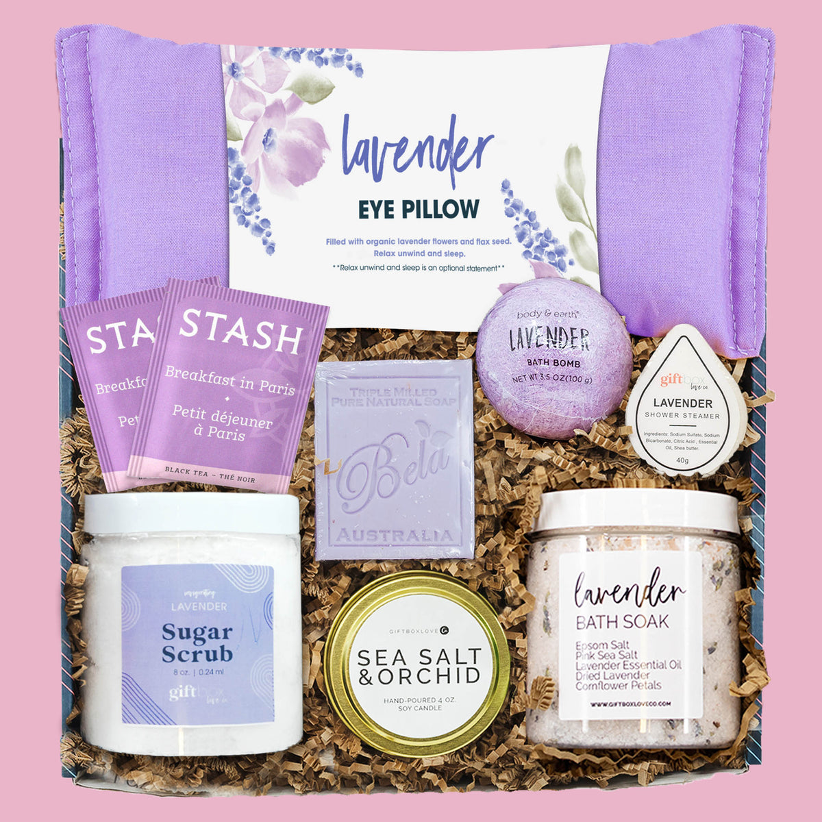 Lavender Serenity Valentines Spa Box