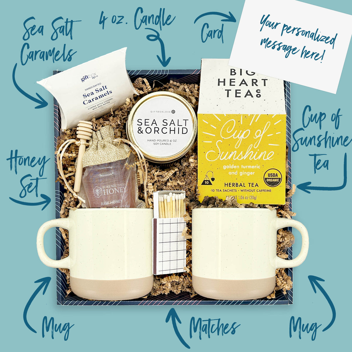 Steeped in Sunshine Tea Gift Box