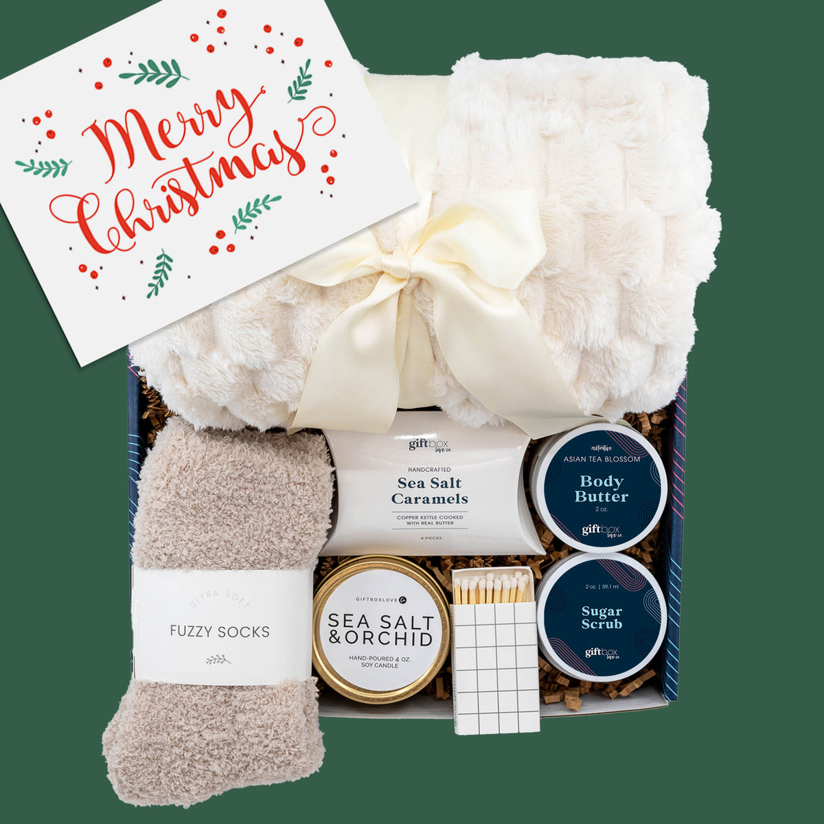 Merry Christmas Cozy Gift Box