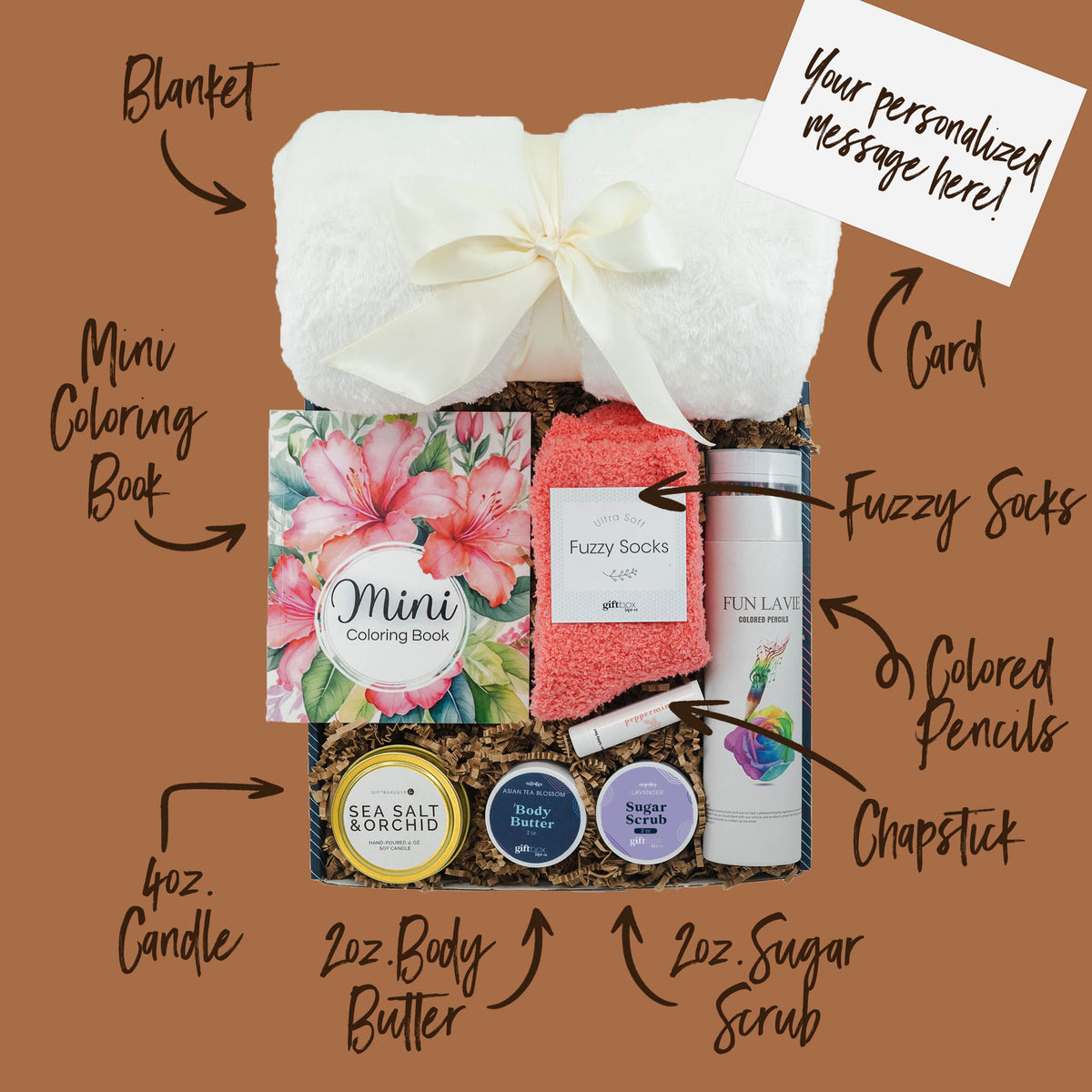 Creative & Cozy Self Care Gift Box