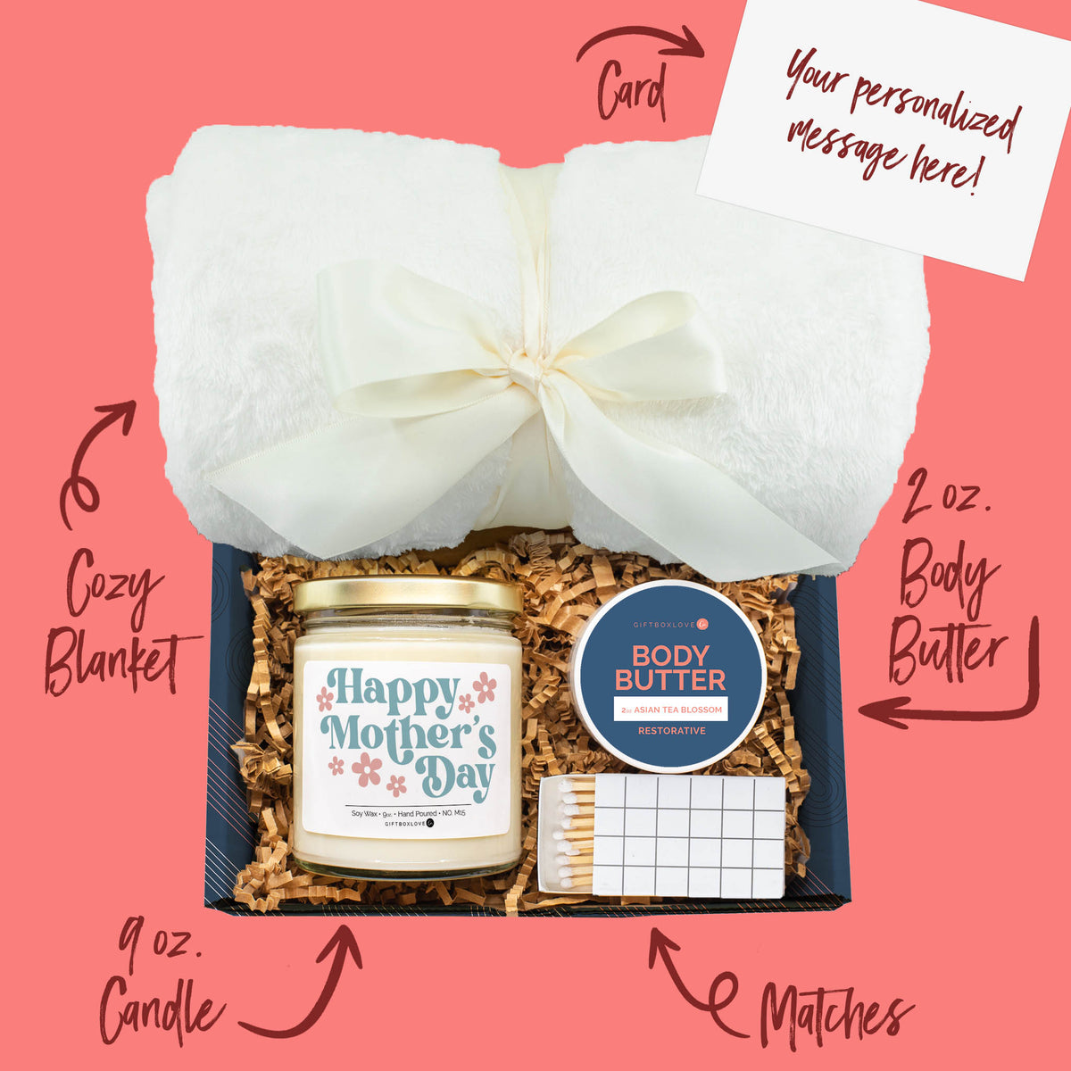 Happy Mother's Day Candle Gift Box