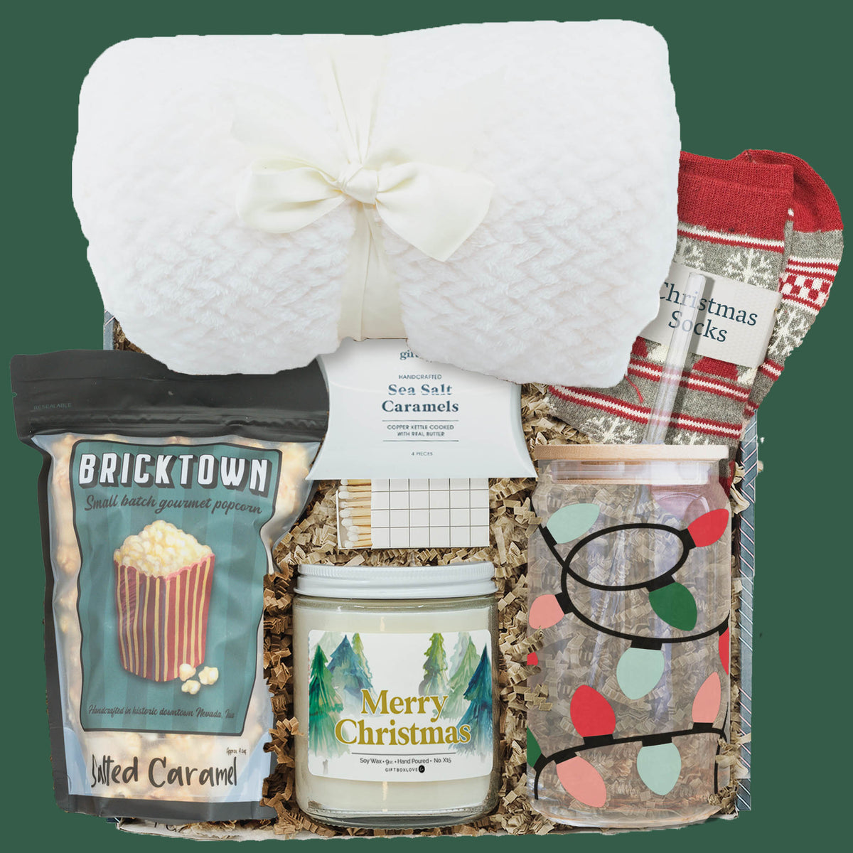 Cozy Christmas Lights Gift Box