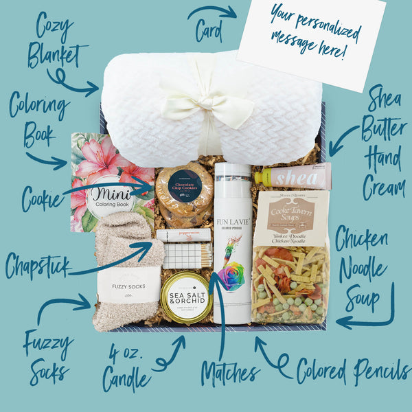 Rest & Recover Gift Box – Get Well Comfort & Care Package - giftboxloveco