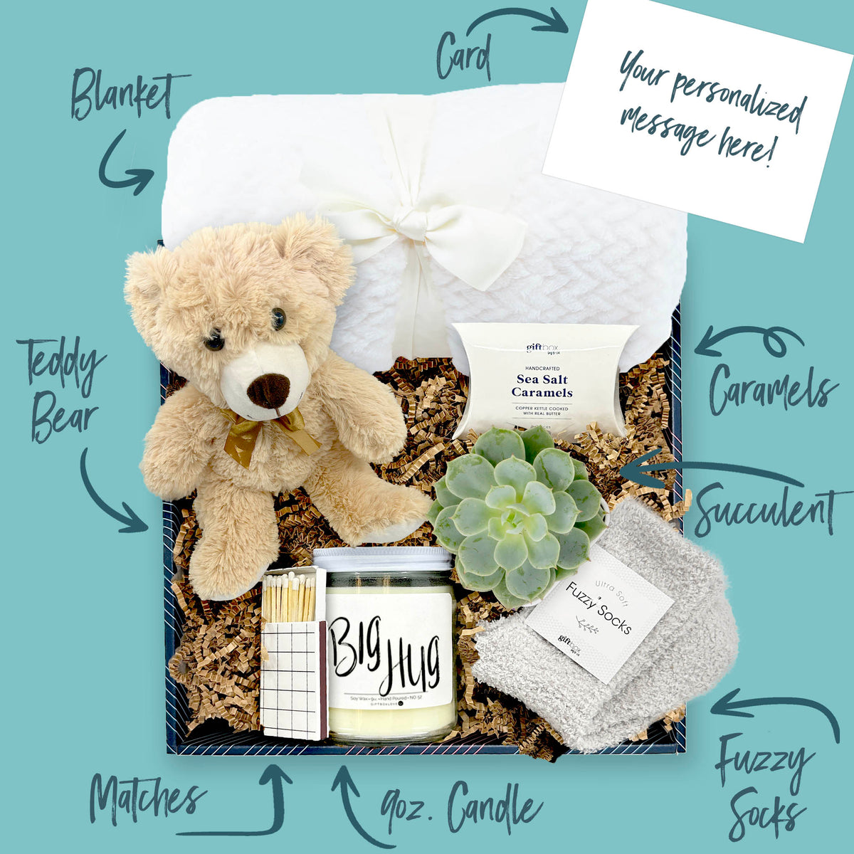 Teddy Bear Comfort Gift Box