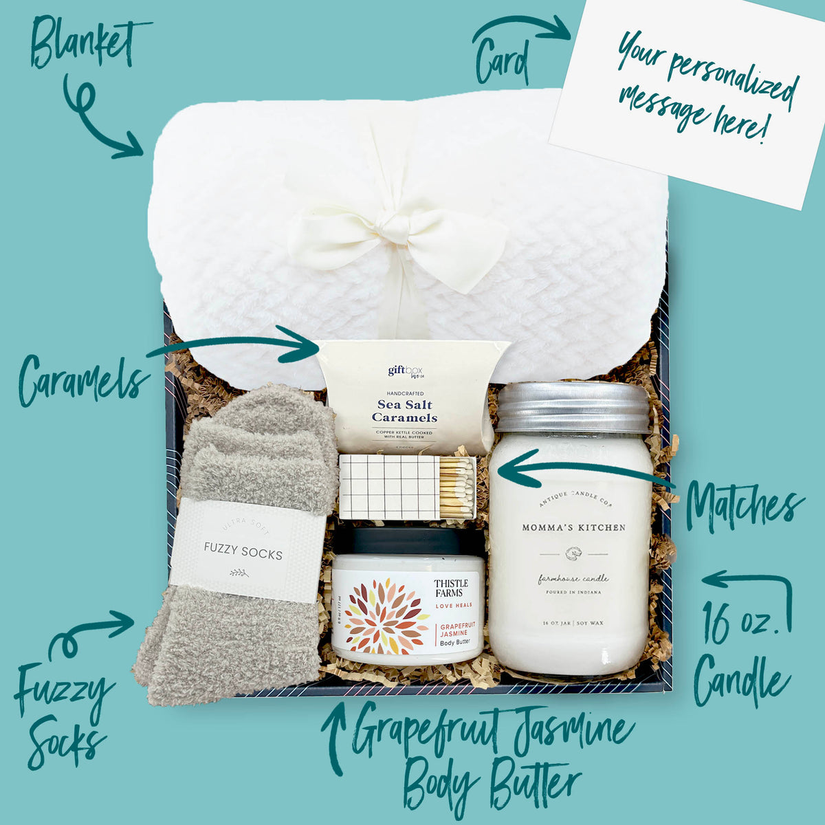 The Cozy Corporate Gift Box with Fuzzy Socks