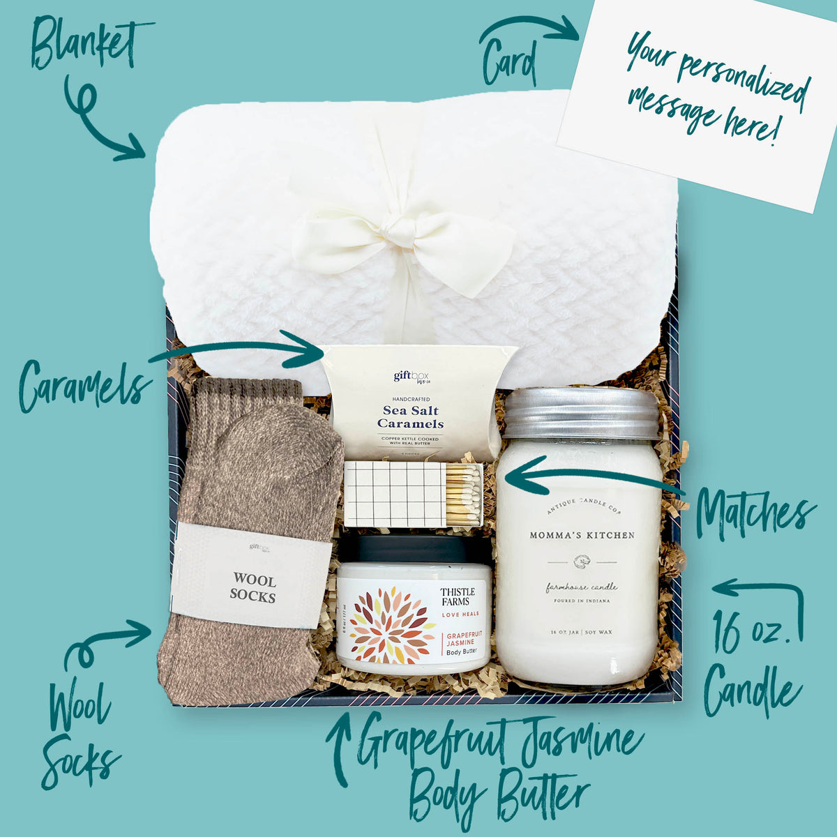 The Cozy Corporate Gift Box with Wool Socks