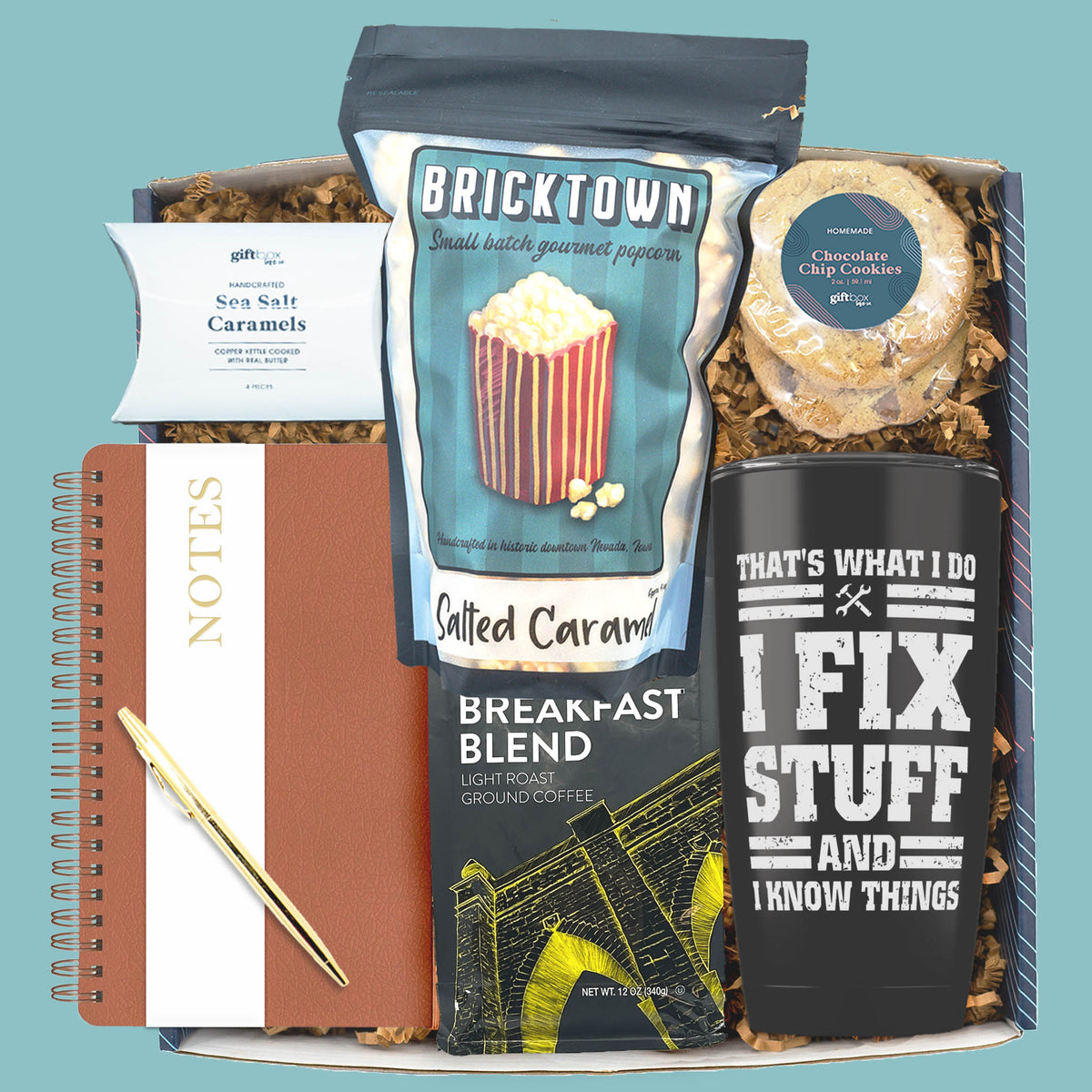 Popcorn and Productivity Men’s Gift Box