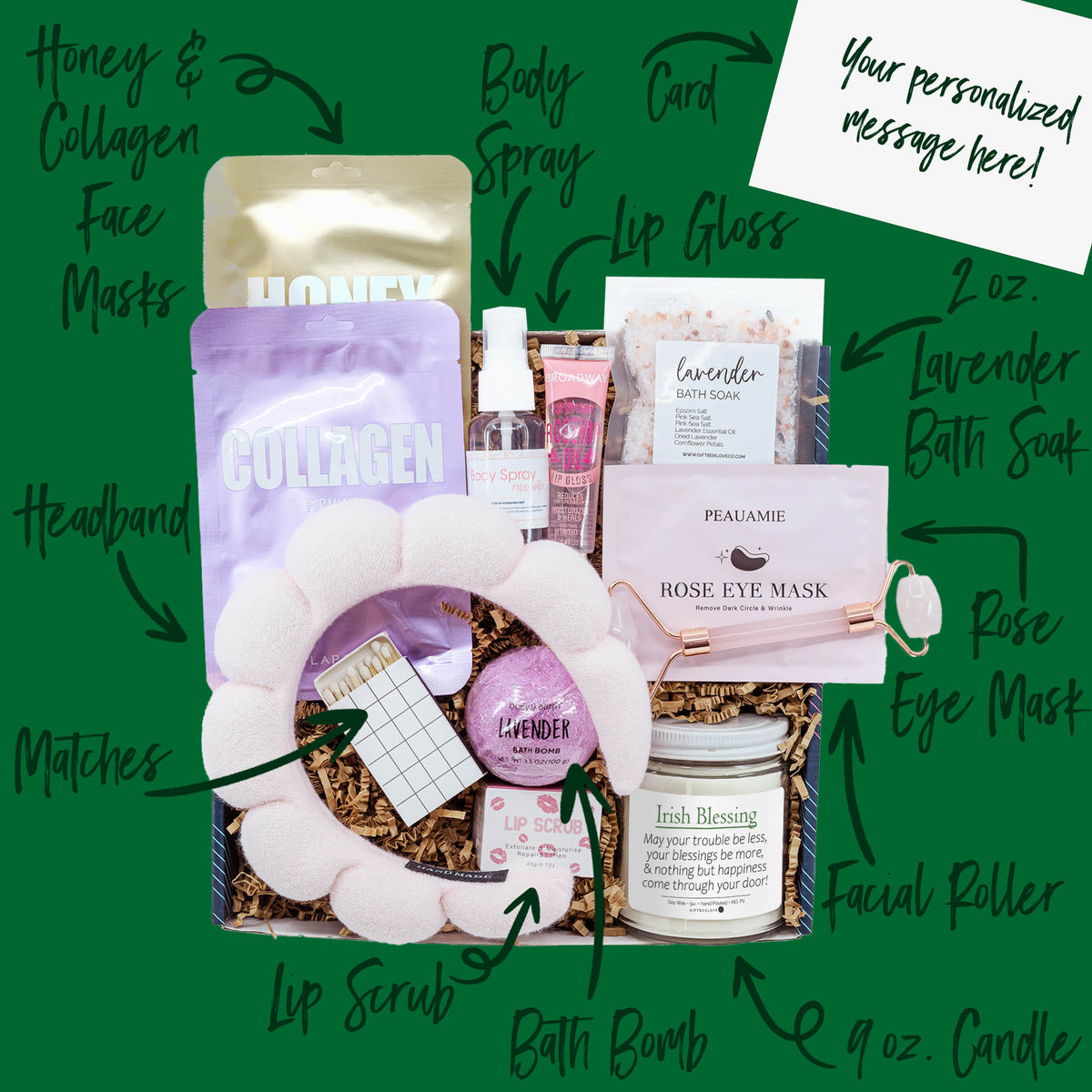 Irish Blessings Spa Gift Box