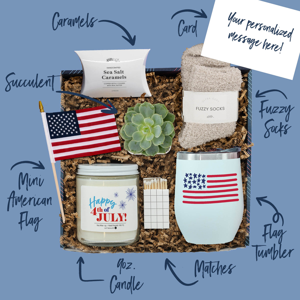 Fourth of July Sip & Celebrate Gift Box