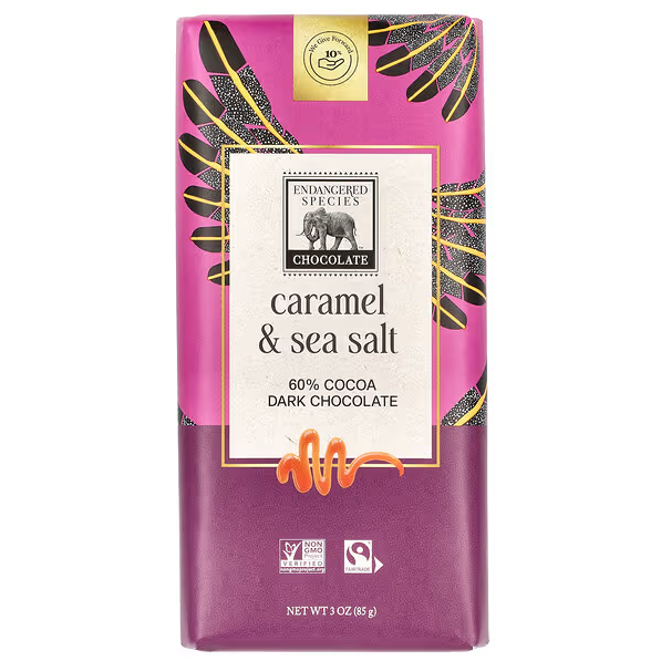 Caramel & Sea Salt Dark Chocolate Bar