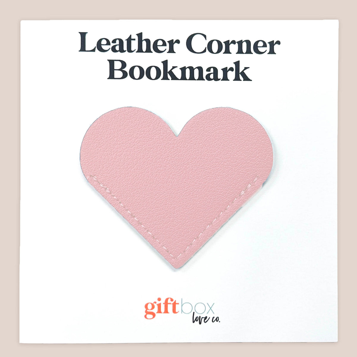 Leather Heart Bookmark – A Charming Page Keeper