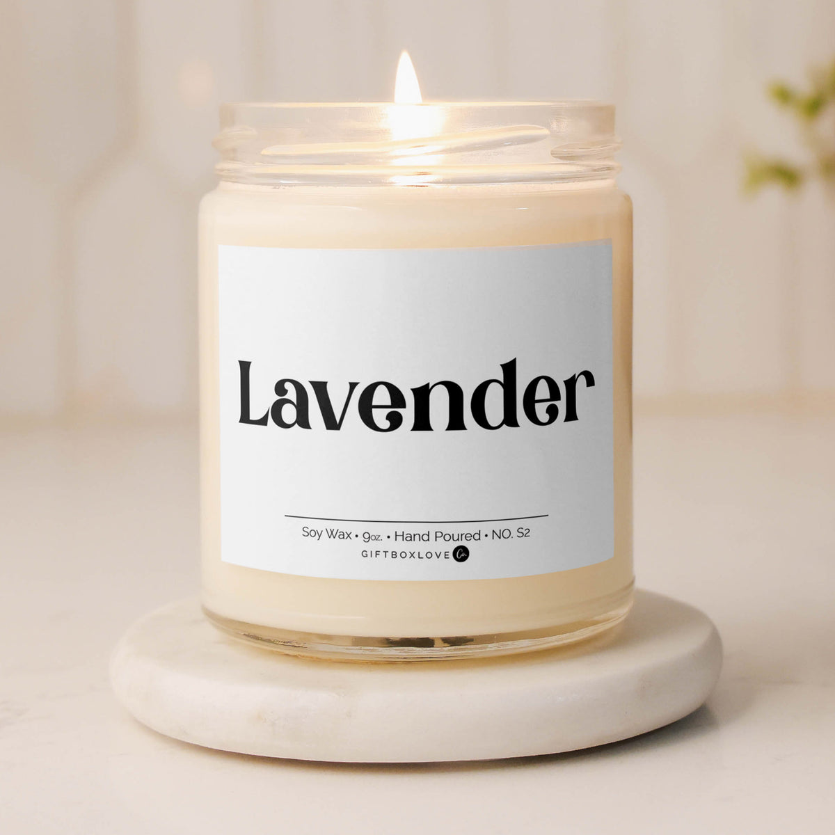 Lavender Soy Wax Candle - 9 oz