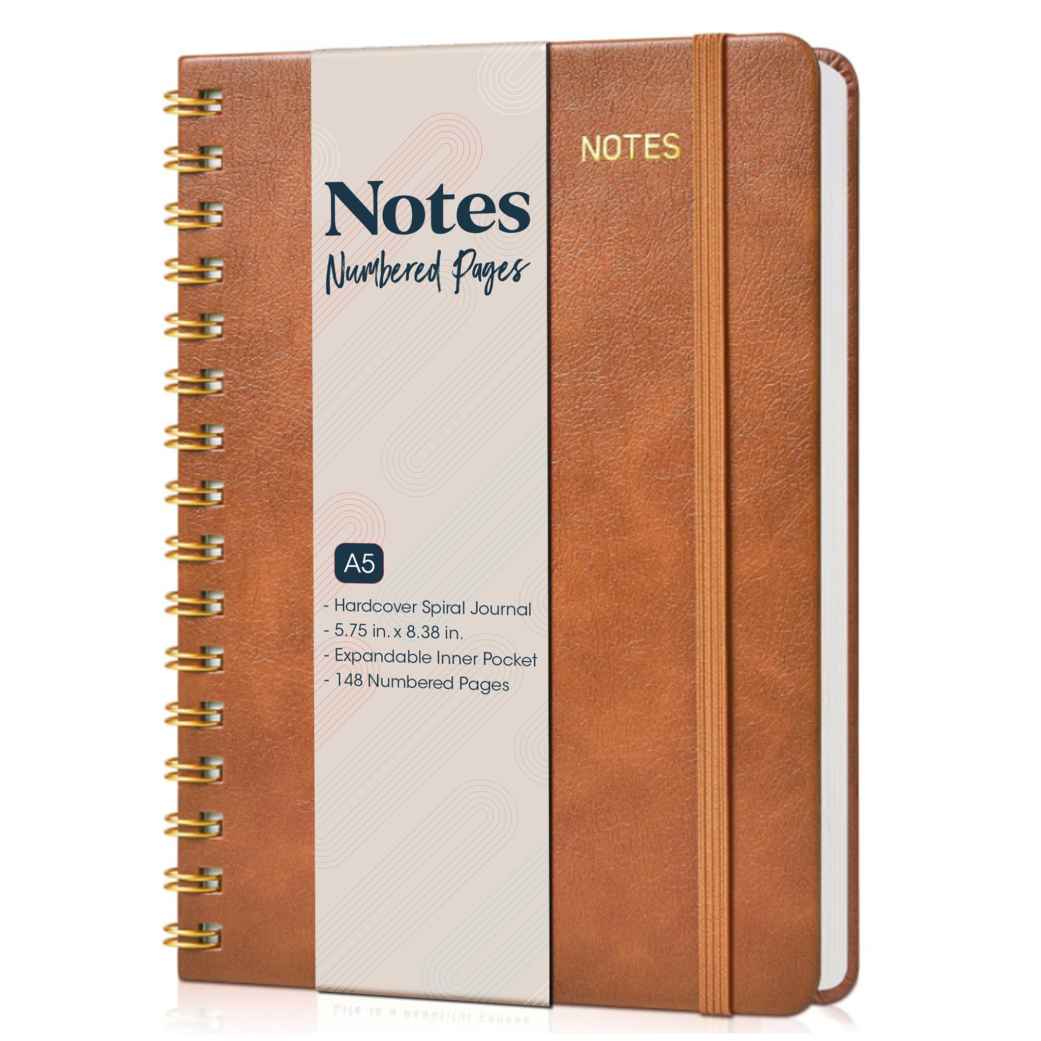 Spring Notebook Brown Brown Notebook - giftboxloveco