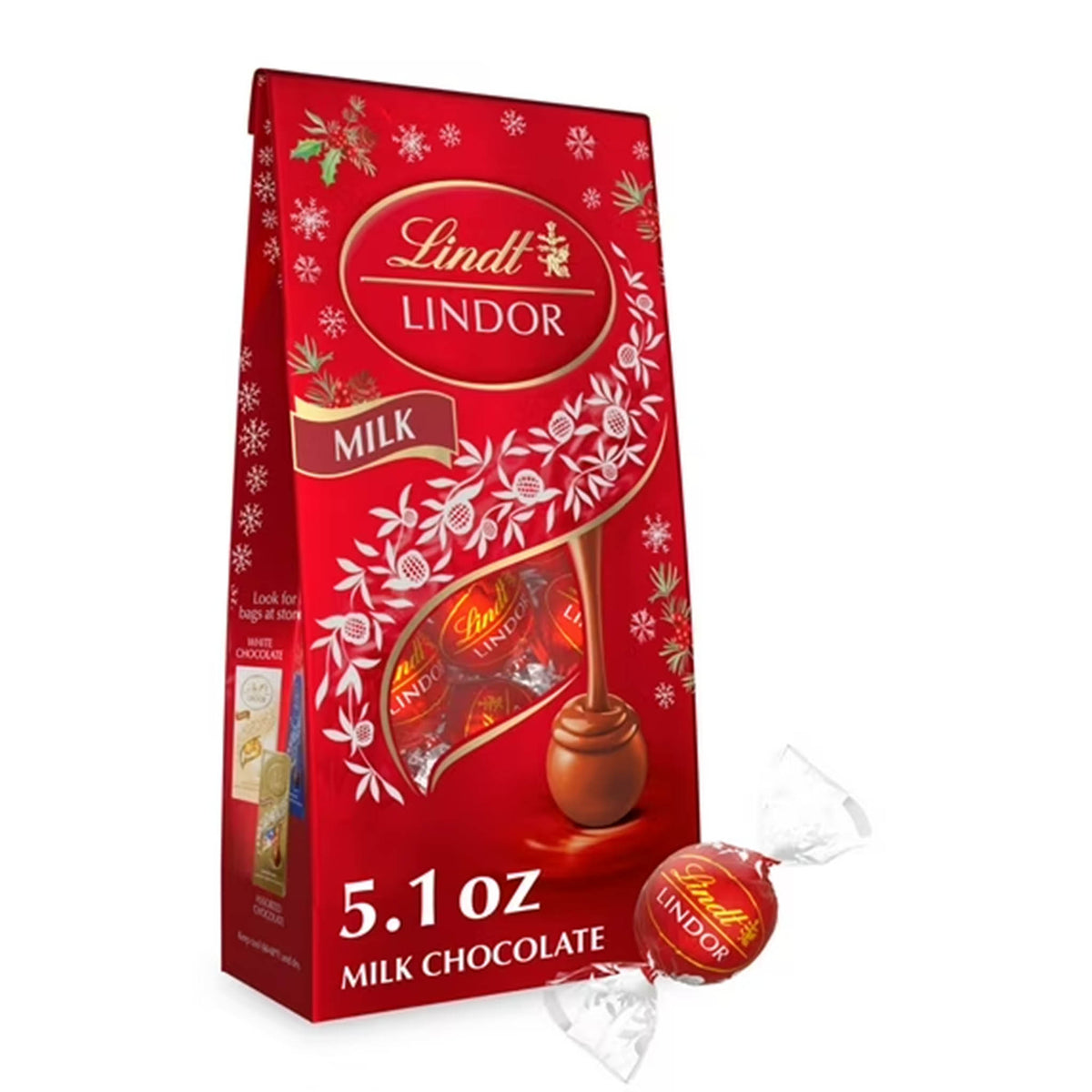 Lindt LINDOR Milk Chocolate Truffles 5.1 oz