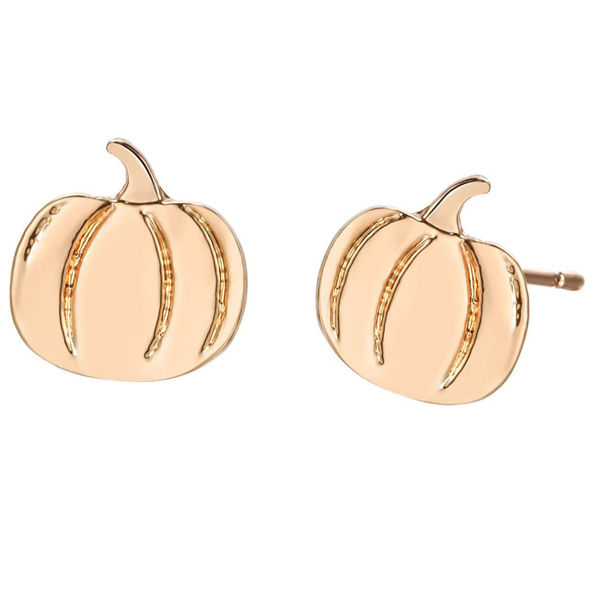 Pumpkin Stud Earrings