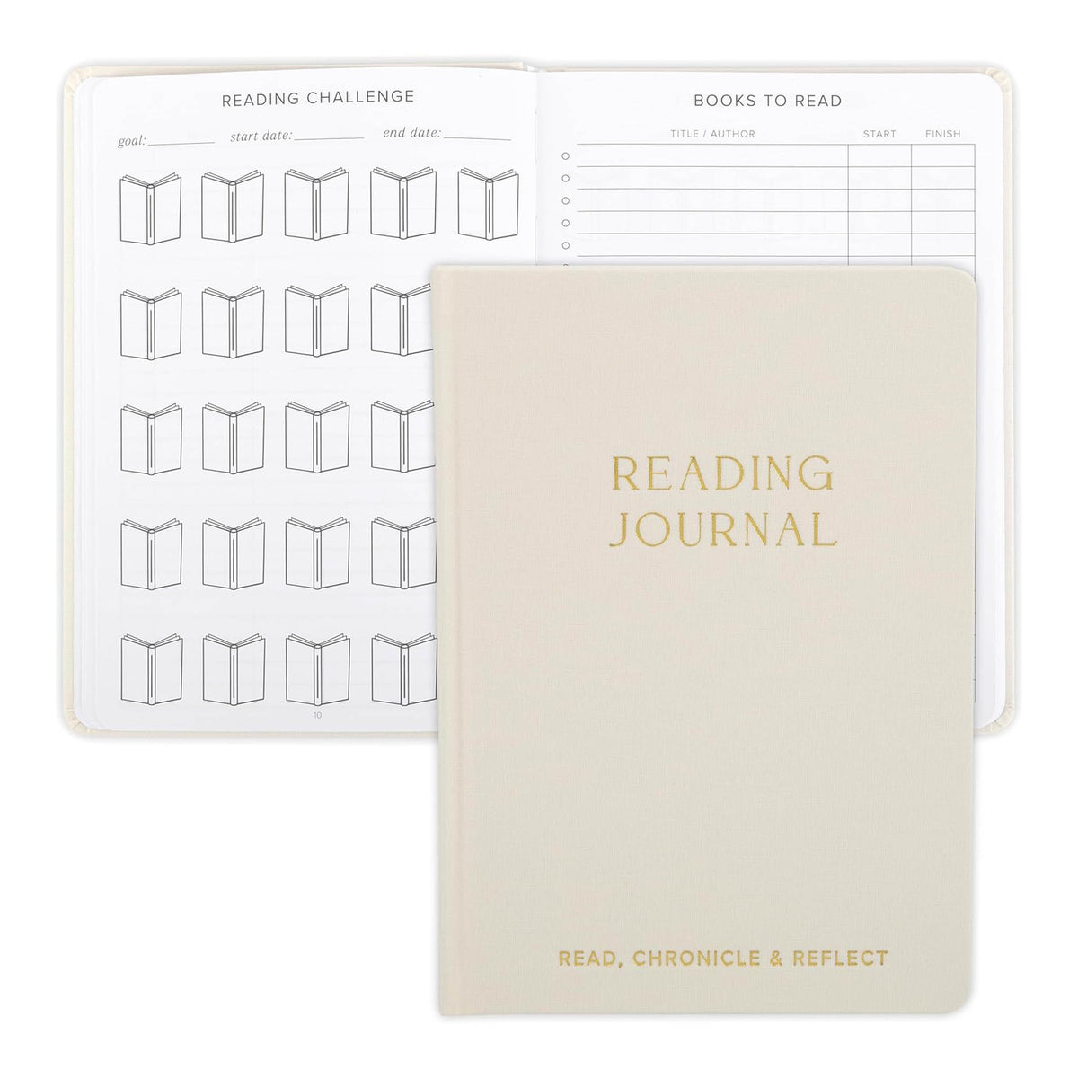 Beautiful Reading Journal for Book Lovers