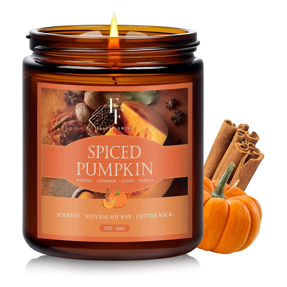 Fall Scented Soy Wax Candle