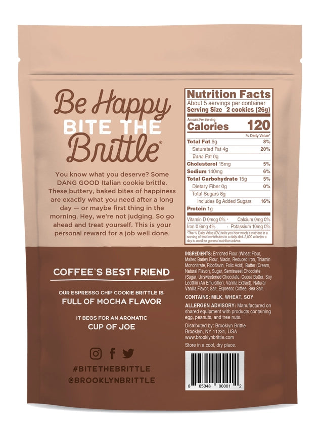 Espresso Chip Cookie Brittle