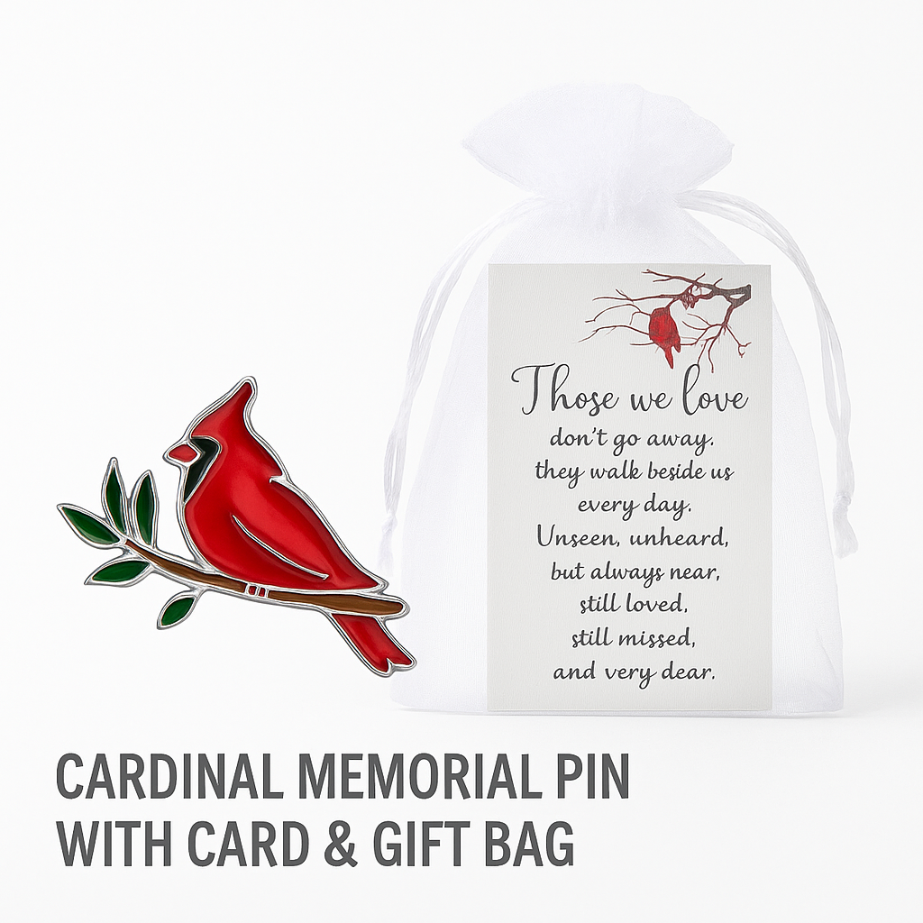 Cardinal Memorial Pin