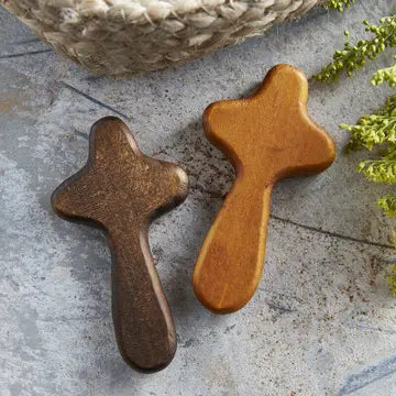 Wooden Cross Keepsake – Handheld Comfort Gift