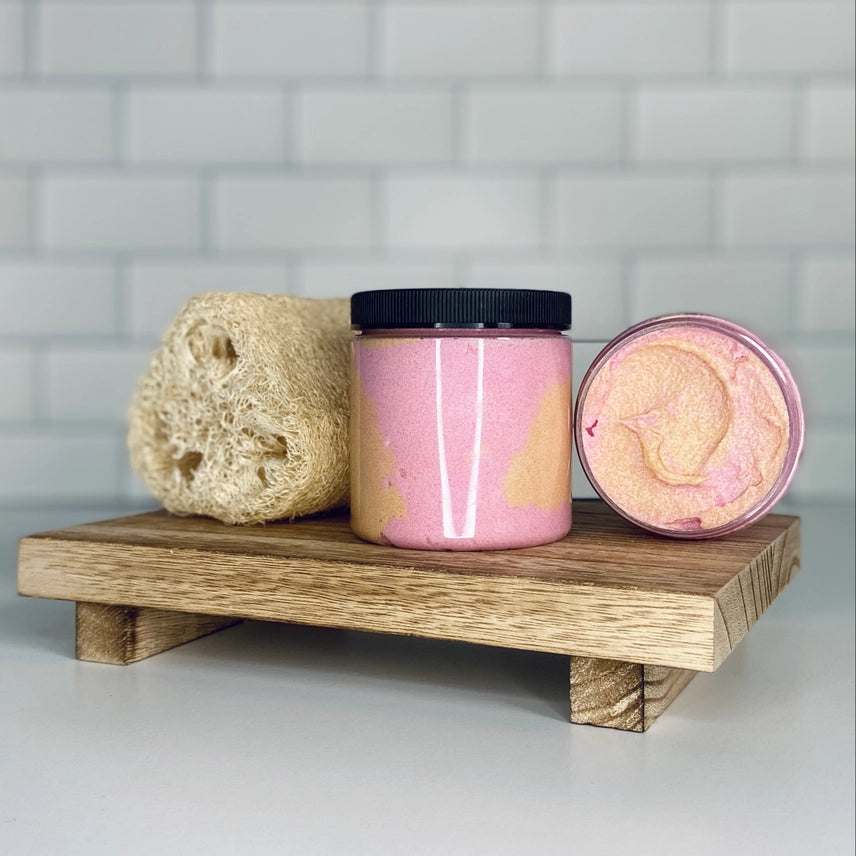 Cocoa Butter Cashmere Sugar Scrub – Foaming Body Polish