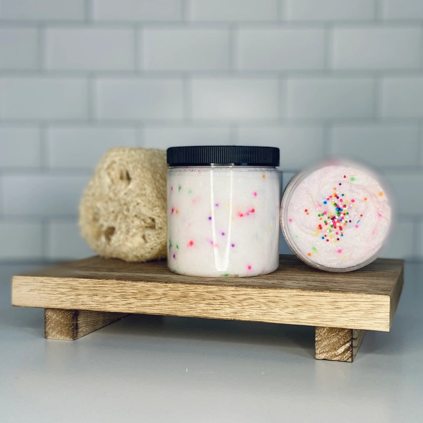 Birthday Cake Sugar Scrub – Foaming Body Polish
