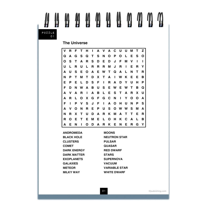 You Got This Word Search - Spiral Puzzel Pad