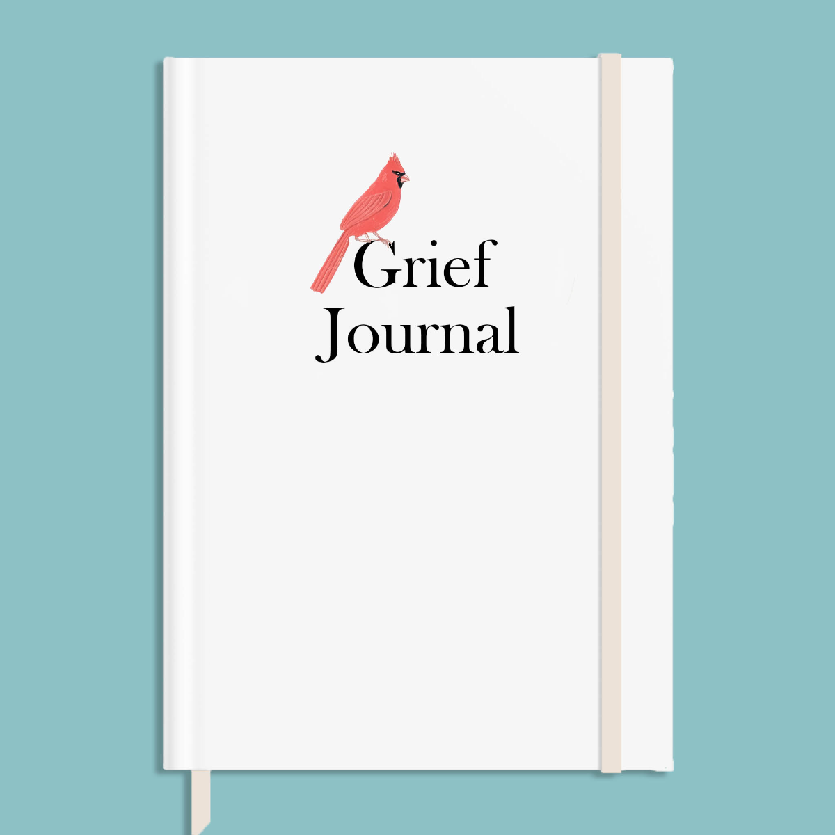 Grief Journal with Cardinal Design